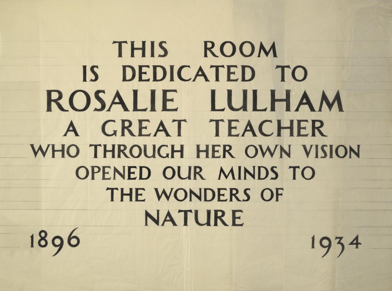 Rosalie Lulham