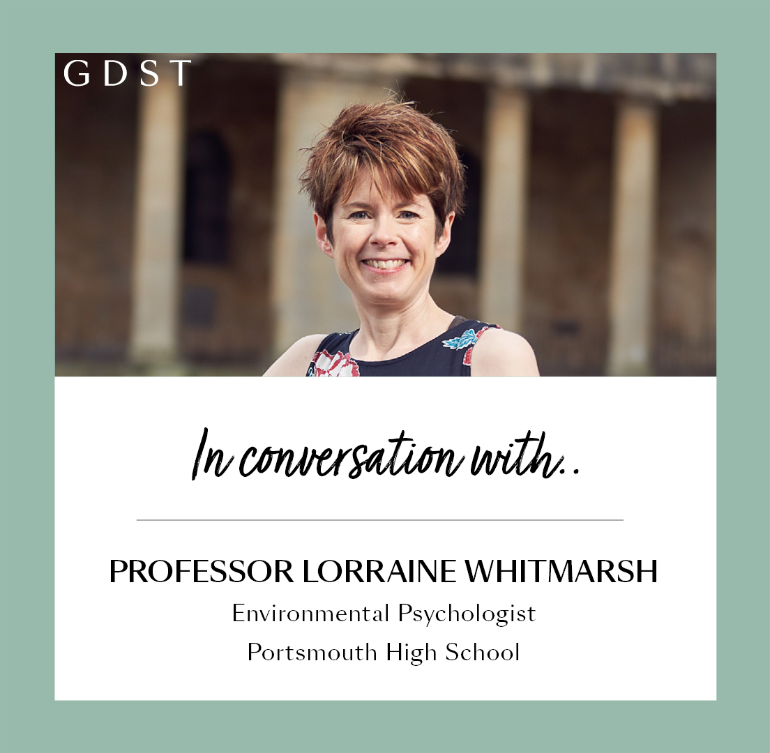 GDST In Conversation With…. Professor Lorraine Whitmarsh